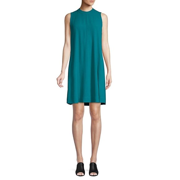 NEW Eileen Fisher Silk Short Dress Women's M - Picture 1 of 6